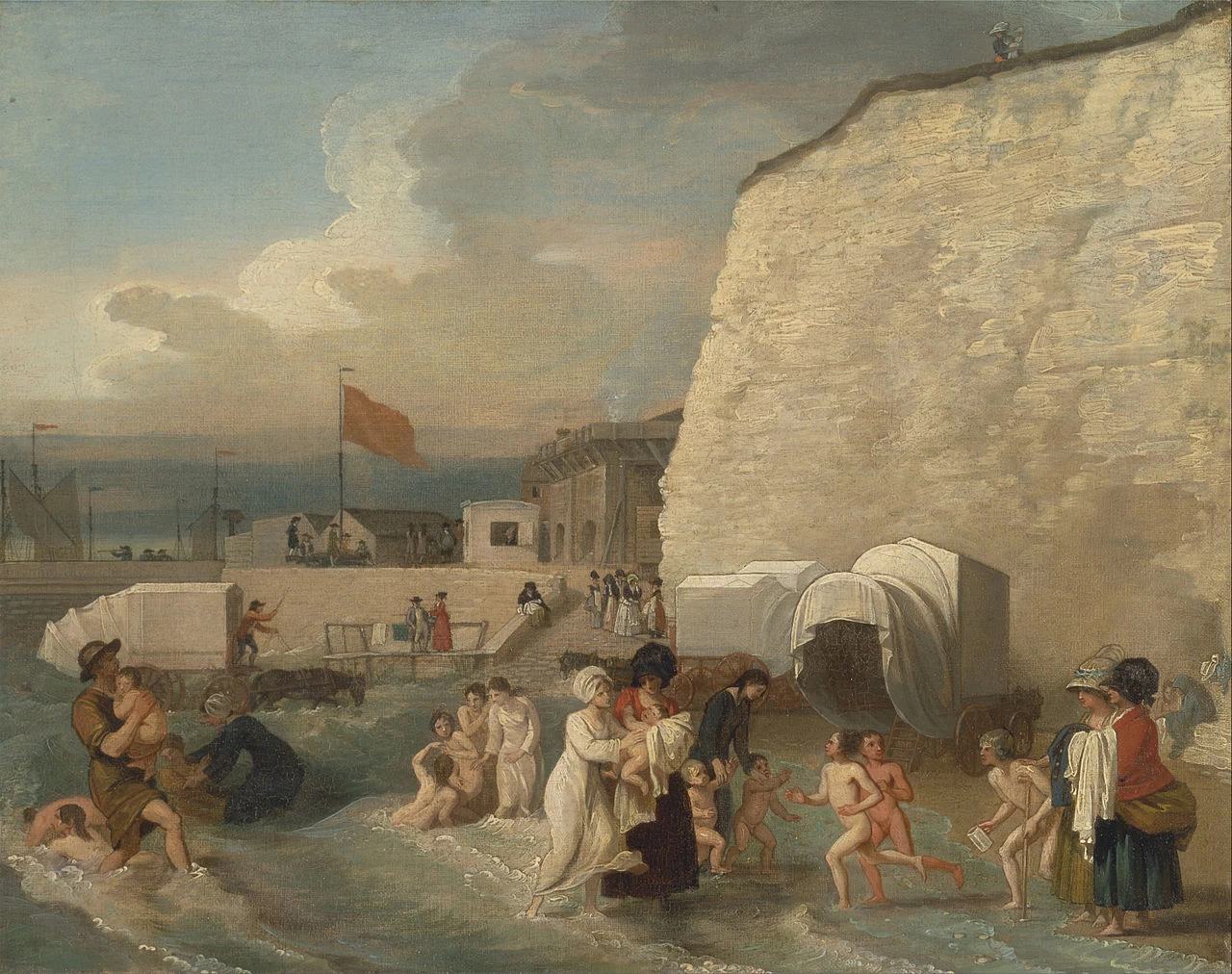 Il luogo di balneazione a Ramsgate - Yale Center for British Art, New Haven